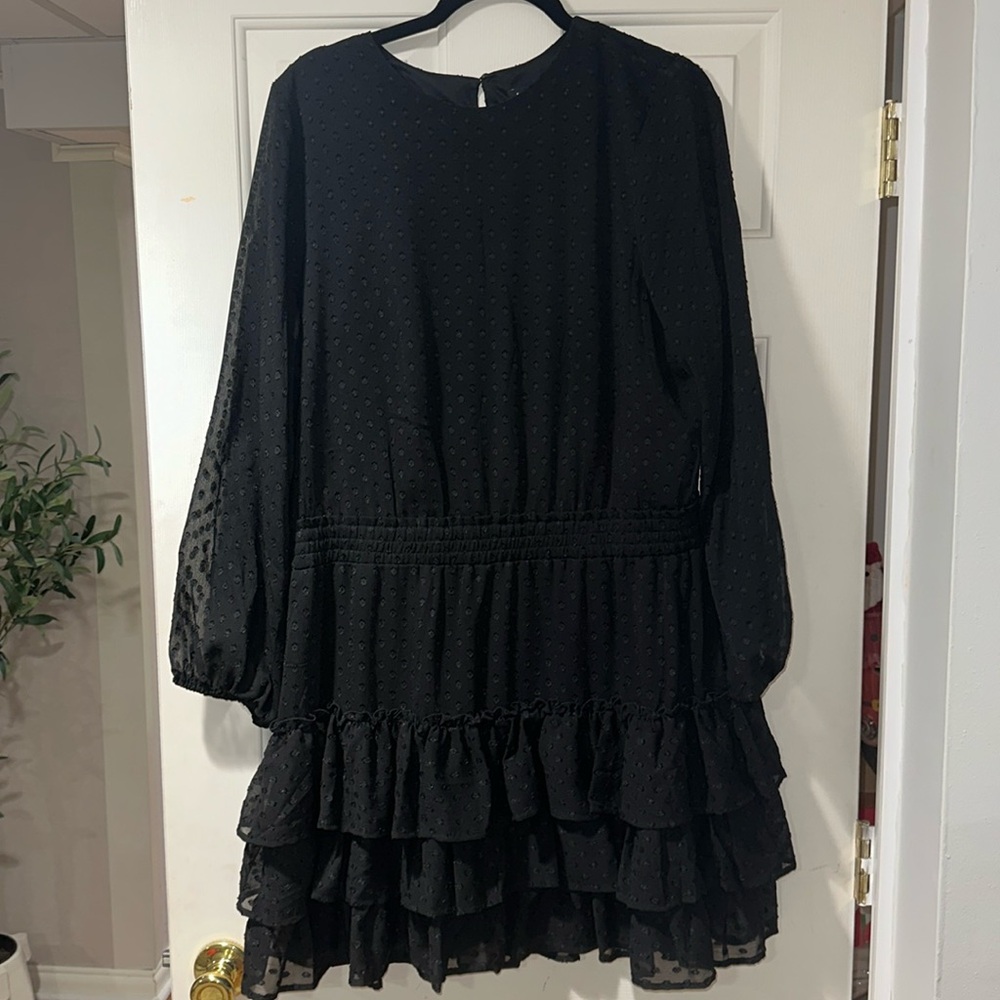 EXPRESS-Tiered Mini Dress
